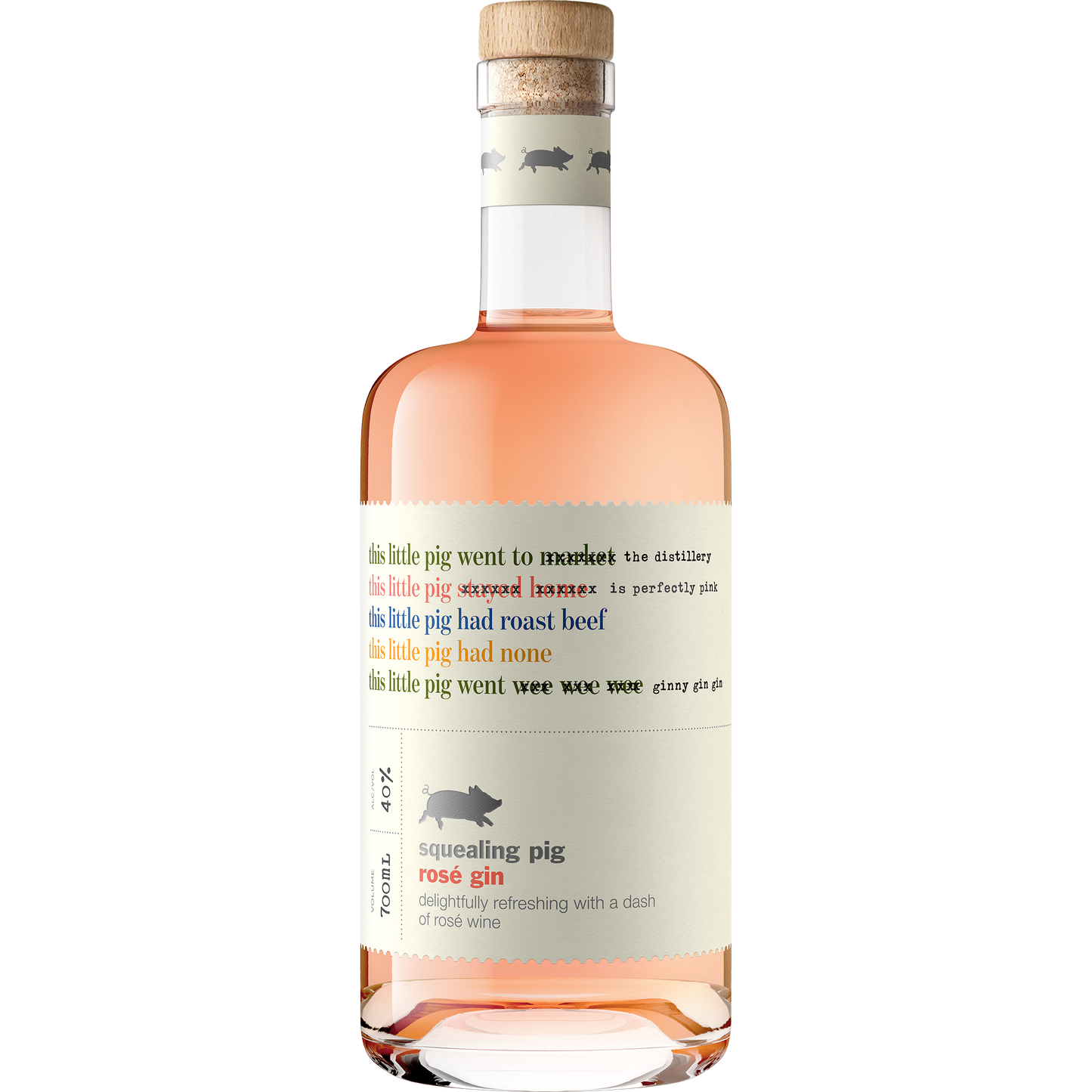 NV Squealing Pig Gin Rose / Pinot Noir