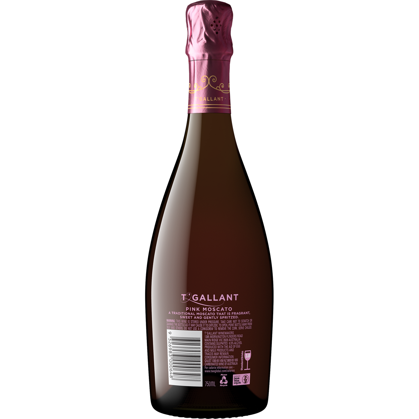 NV T'Gallant Pink Moscato