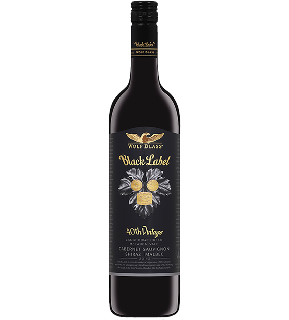 Wolf Blass 2012 Black Label Cabernet Shiraz Malbec Notes Wine